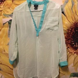 Rue 21 Teal Blouse